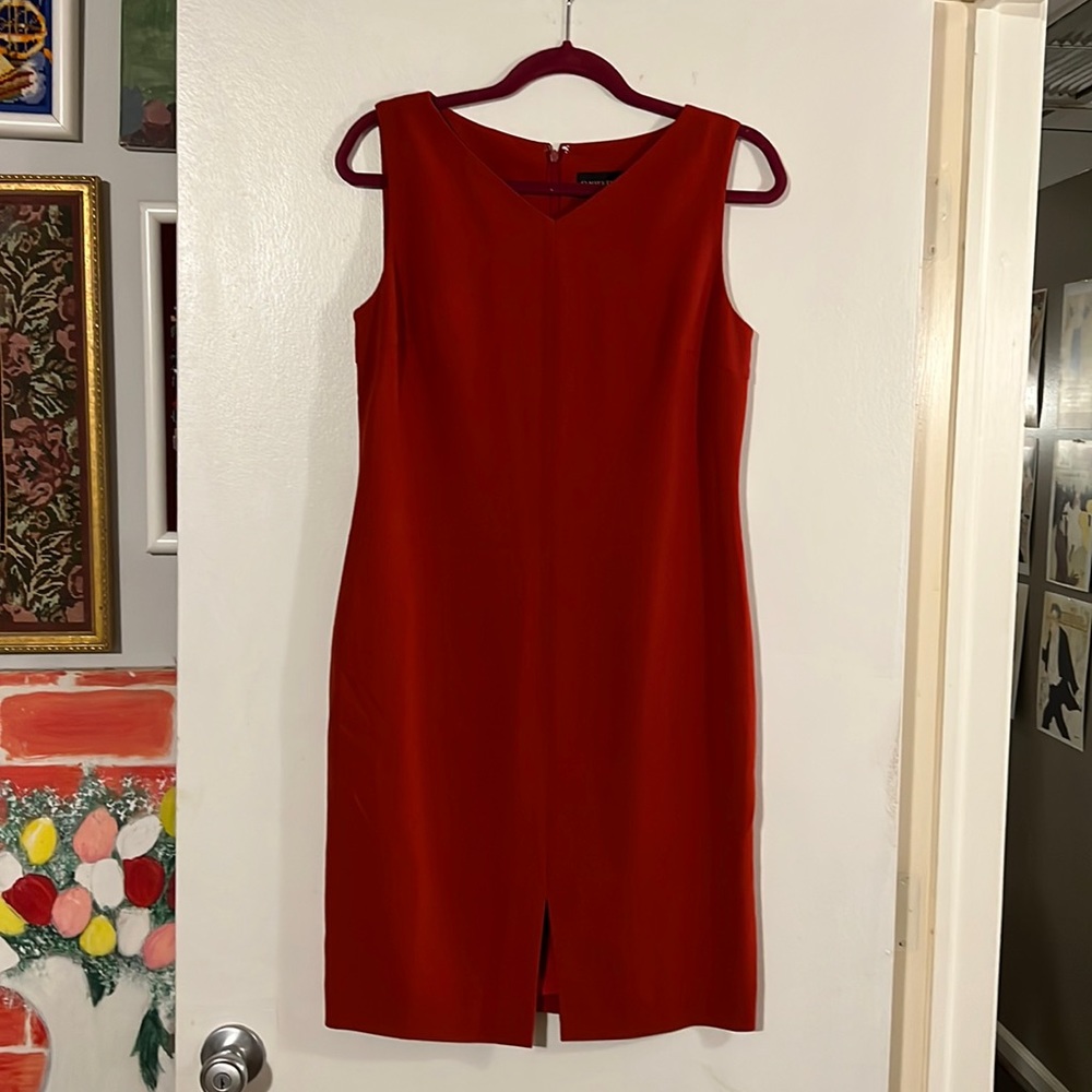 Classiques Entier red sleeveless dress